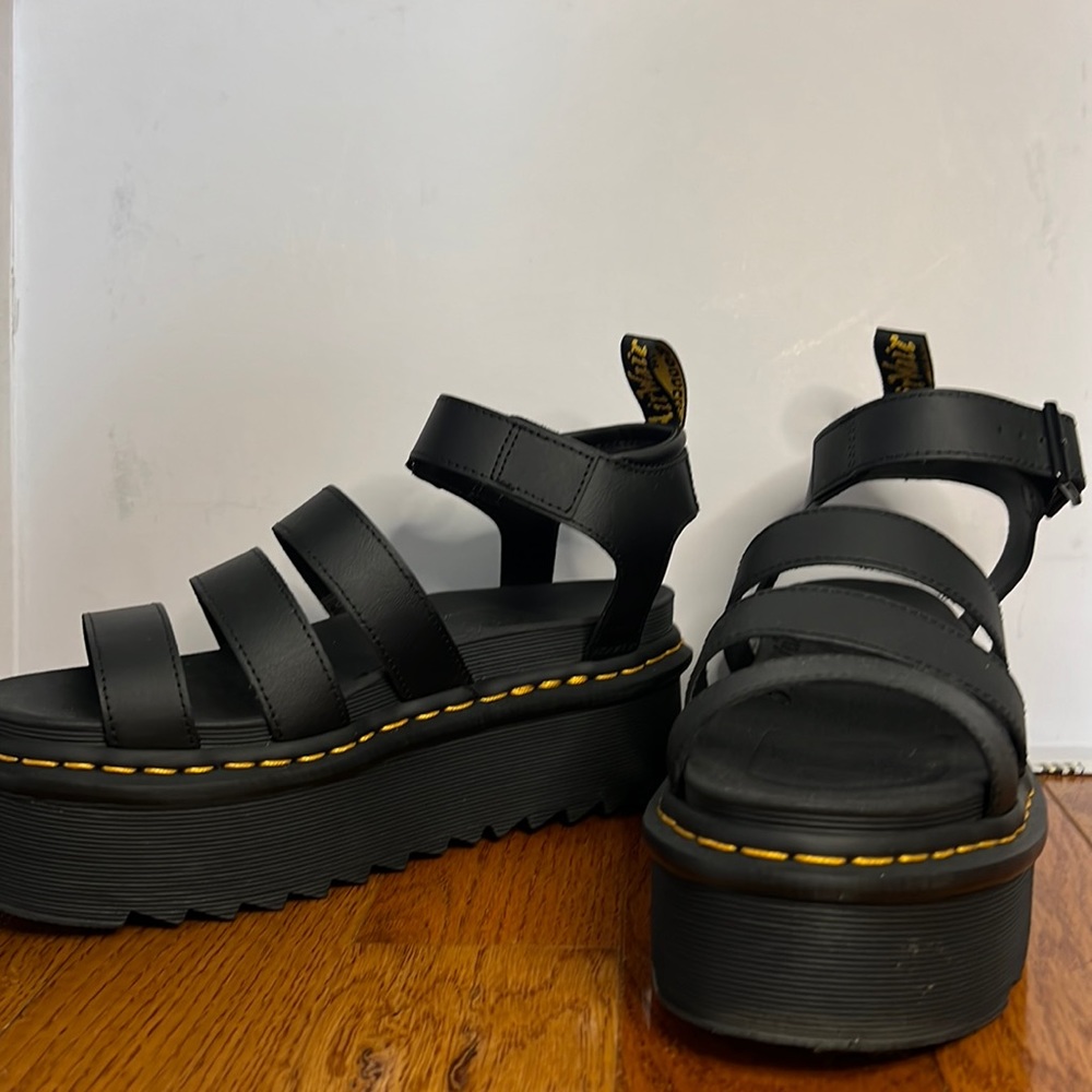 COPY - Dr. Martens Blaire Hydro Leather Platform Sandals